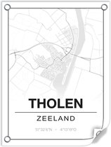 Tuinposter THOLEN (Zeeland) - 60x80cm