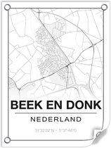 Tuinposter BEEK EN DONK (Nederland) - 60x80cm