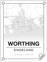 Tuinposter WORTHING (Engeland) - 60x80cm