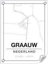 Tuinposter GRAAUW (Nederland) - 60x80cm