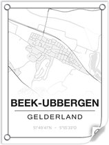 Tuinposter BEEK-UBBERGEN (Gelderland) - 60x80cm