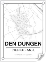 Tuinposter DEN DUNGEN (Nederland) - 60x80cm