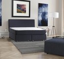 Boxspring Reina - 160 x 200 - Matras - Opbergruimte - Grijs