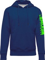 Beckum Workwear EBTR06 Hooded sweater met logo Ocean Blue XXL