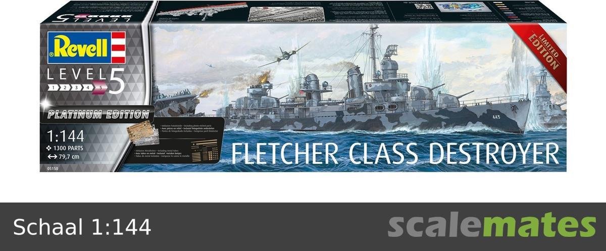 船・ボート Revell Fletcher Class Destroyer 1:144 船・ボート Revell Fletcher Class Destroyer 1:144 Revell Germany 1