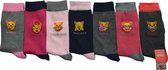EMOJI sokken 7 paar Multipack Meisjes Maat 27-30