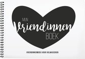 Vriendinnenboek - voor volwassenen - zwart/wit - ringband - luxe uitvoering