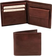 Exclusieve 3 fold leren portemonnee met muntenvak (TL141377)