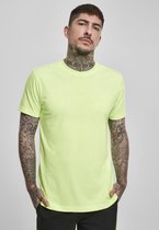 Urban Classics Heren Tshirt -L- Basic Groen/Geel
