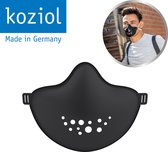 Koziol >>HI Community Mask, herbruikbaar mondkapje – gezichtsmasker - Cosmos Black - incl. 1 filter