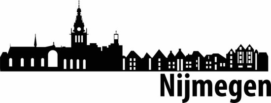 Nijmegen Skyline Muursticker