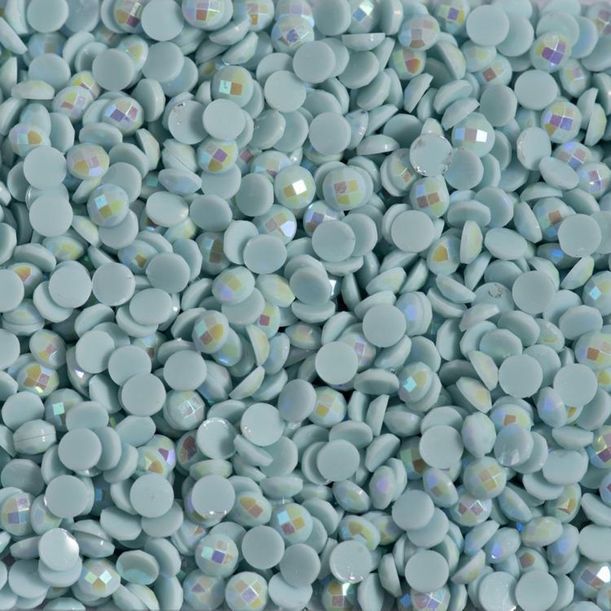 Diamond Dotz® - Diamond painting steentjes los - Kleur Baby Blue AB - 2.8mm steentjes - 12 gr. per zakje