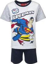 DC Superman - Shortama - Wit - Maat 104 - 4 jaar