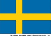 Vlag Zweden | Zweedse vlag 150x90cm