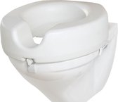 WENKO Secura siège WC / siège surélevé 12 cm pour WC en plastique | BLANC