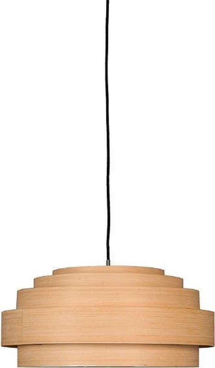 Ay Illuminate - Thin Wood Shade Medium - Hanglamp - Bamboe - Ø50 H:25