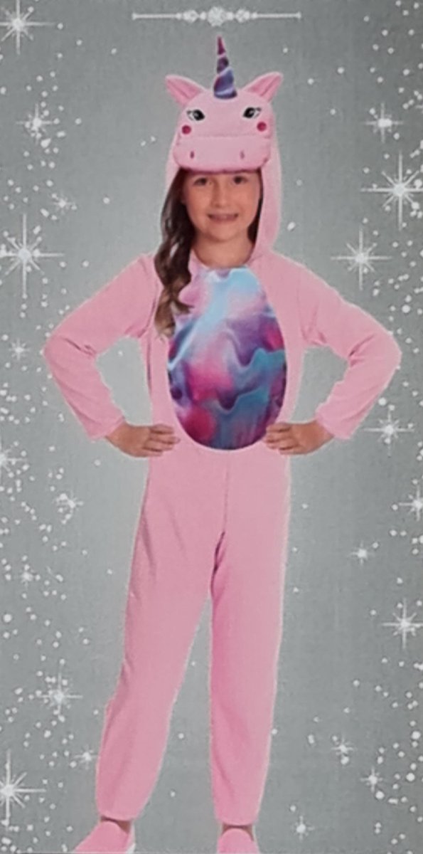 Onesie, Jumpsuit Unicorn "Roze" hooded kids series 3-4 jaar voor lengte 105  cm | bol.com