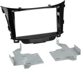 2-DIN paneel Hyundai I30 03/2012- Piano zwart