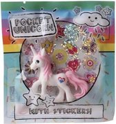 Lg-imports Eenhoorn Pocket Unicorn Meisjes 7 X 5 Cm Wit/hartje