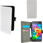 Witte Wallet Bookcase hoesje voor Samsung Galaxy J2 Prime