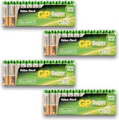 GP Super Alkaline AAA Batterijen - 48 Stuks (4 Sets van 12) | LR03/1.5V | Langdurige Energie voor Elektronica