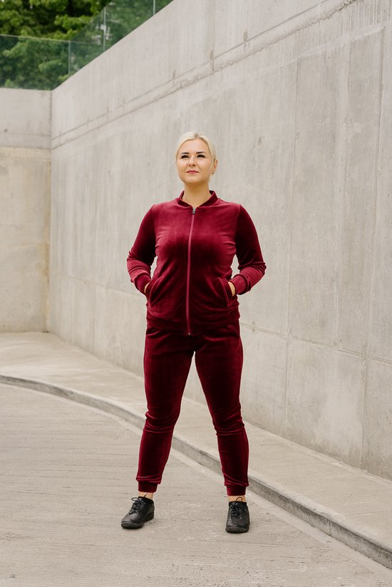 Survêtement pour femmes de haute qualité / Costume de maison / Costume de jogging | Survêtement | Fitness / Vêtements de Sports / Bordeaux S