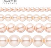 Swarovski Elements, 65 pièces de perles Swarovski , 6 mm, pêche (5810)