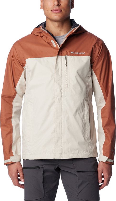 Columbia Pouring Adventure™ II Jacket Regenjas - Jas voor Heren - Waterdichte Jas - Bruin - Maat M