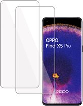 2x Screenprotector geschikt voor OPPO Find X5 Pro – Gehard Glas - Proteqt+