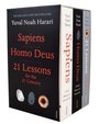 Yuval Noah Harari 21 Lessons, Homo Deus & Sapiens (3 Box Book Set) ENGLISH
