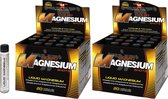 M Double You - Liquid Magnesium (2 x 20 ampullen) - Kalium - Vitamine B6 - Vloeibaar - Voordeelverpakking