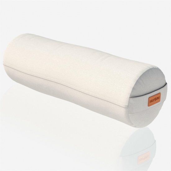 Gorilla Sports Yoga Bolster - Zandkleur - 65 x 20 cm - Yoga kussen - Rond van Gorilla Sports. — afbeelding 3