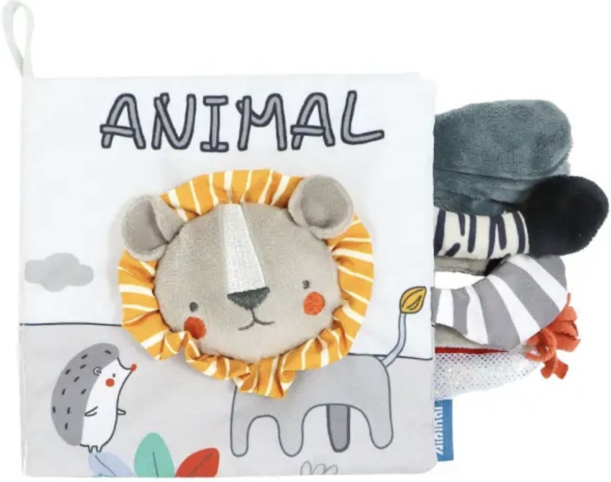 KimDo - Zachte baby Boek - Dieren - 3D - Boeken - Kinder - Speelgoed - Peuter - Kraamcadeau jongen meisje