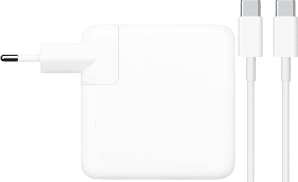 Chargecom Adapter A2743 USB-C 70W - geschikt voor Macbook Air M1 Macbook Air M2 13 inch - 15 inch - Macbook Pro 13 inch - 14 inch