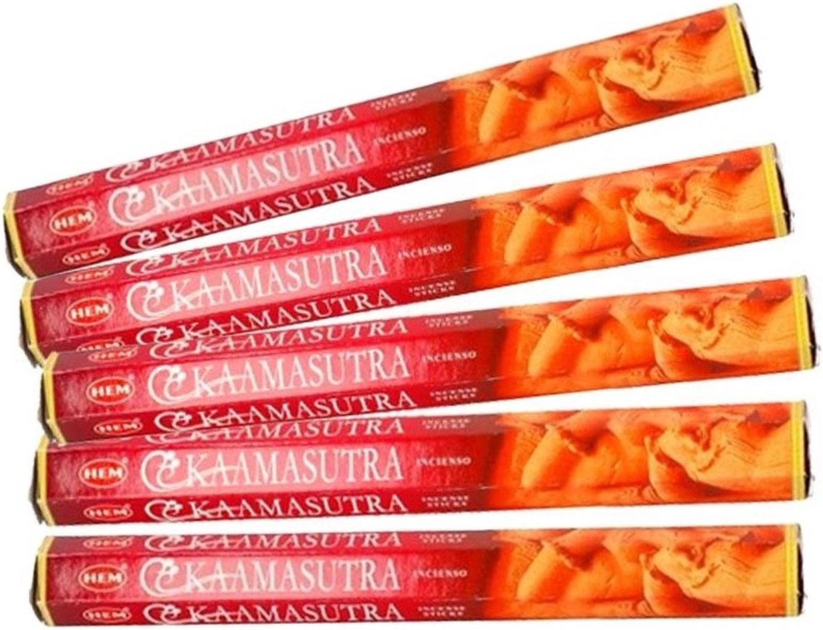 HEM 5x pakje wierook stokjes Kamasutra Multi