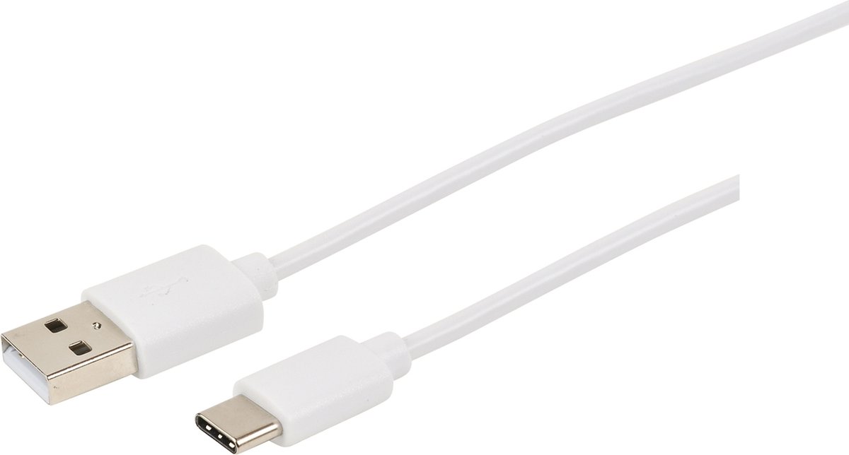 Erard 722442 USB-kabel 1 m USB C USB A Wit