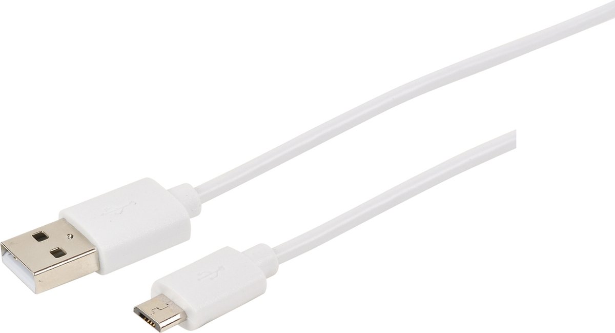 Erard 722406 USB-kabel 1 m USB A Micro-USB B Wit