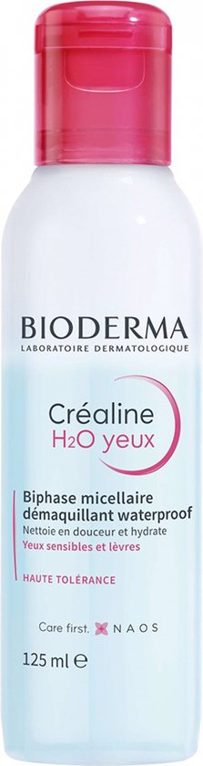 Bioderma Crealine H2O Sensitive Ogen en Lippen Bifase Micellair 125 ml