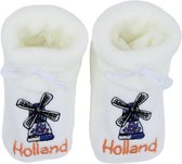 Gebreide Slofjes Holland Molen - New Born - Baby - Sokjes - Molen - Babyshower - Gift - Kraam cadeau - -