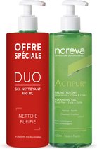 Noreva Actipur Dermo-Cleaning Gel Set van 2 x 400 ml