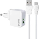 LDNIO - A2203 - Dual chargeur USB + Convient pour : Câble Micro - Convient pour : Samsung Galaxy / Nokia / Motorola / Huawei / Oppo / LG