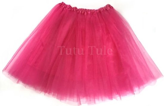 Fuchsia tutu rokje met voering