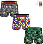 Amsterdam Boxershorts 3-Pack - Heren - Hollands Glorie 003 - Maat: XL