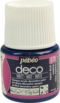 Verf marine - acryl mat - dekkend - 45 ml - déco - Pébéo