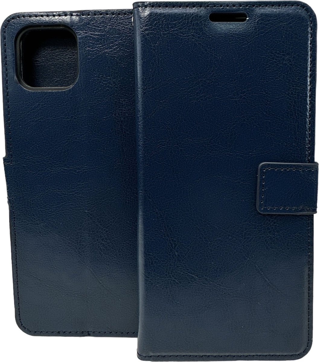 Portemonnee Book case Hoesje Geschikt voor: Oppo A73 5G & A53 5G - Blauw