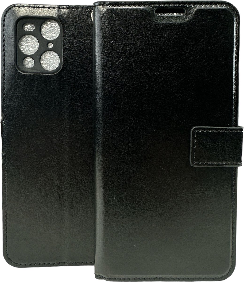 Portemonnee Book Case Hoesje Geschikt voor: Oppo Find X3 Pro - zwart