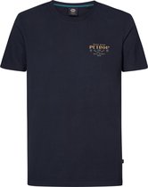 Petrol Industries - Heren Backprint T-shirt Seagrove - Blauw - Maat S