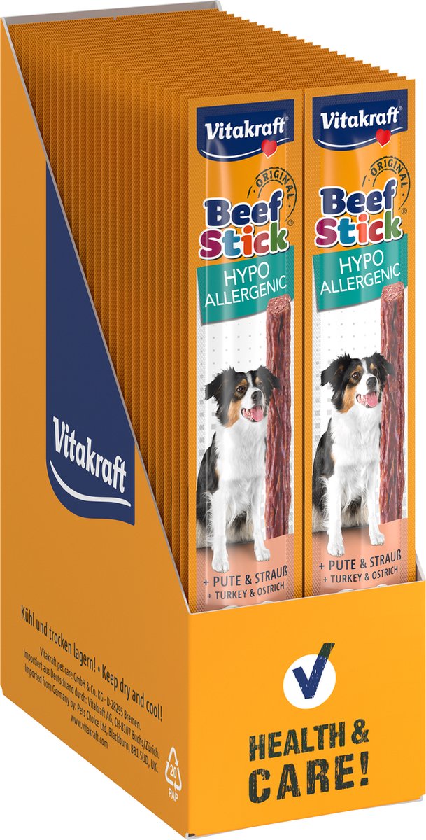 Bol.com Vitakraft Beef Stick - Hypoallergeen - 50 stuks - 50x12 gram aanbieding