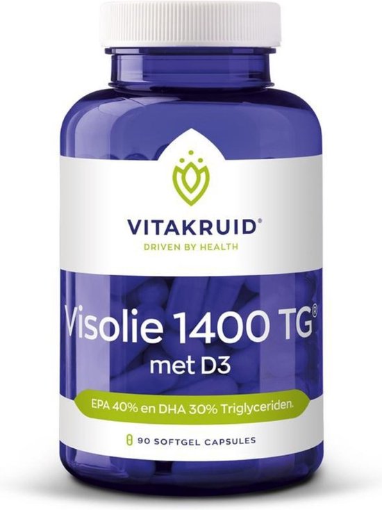 Vitakruid - Visolie 1400 TG® Sport met D3 - 90st