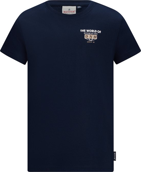 Retour jeans Zeb Garçons T-shirt - marine foncé - Taille 11/12